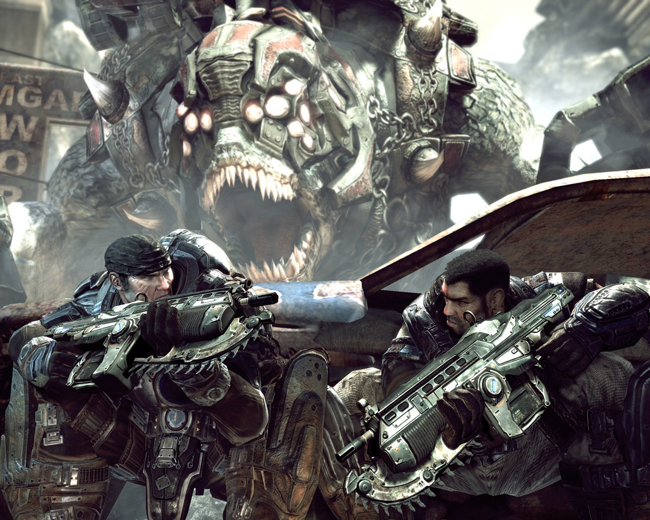 Gears of War for 1280 x 1024 resolution