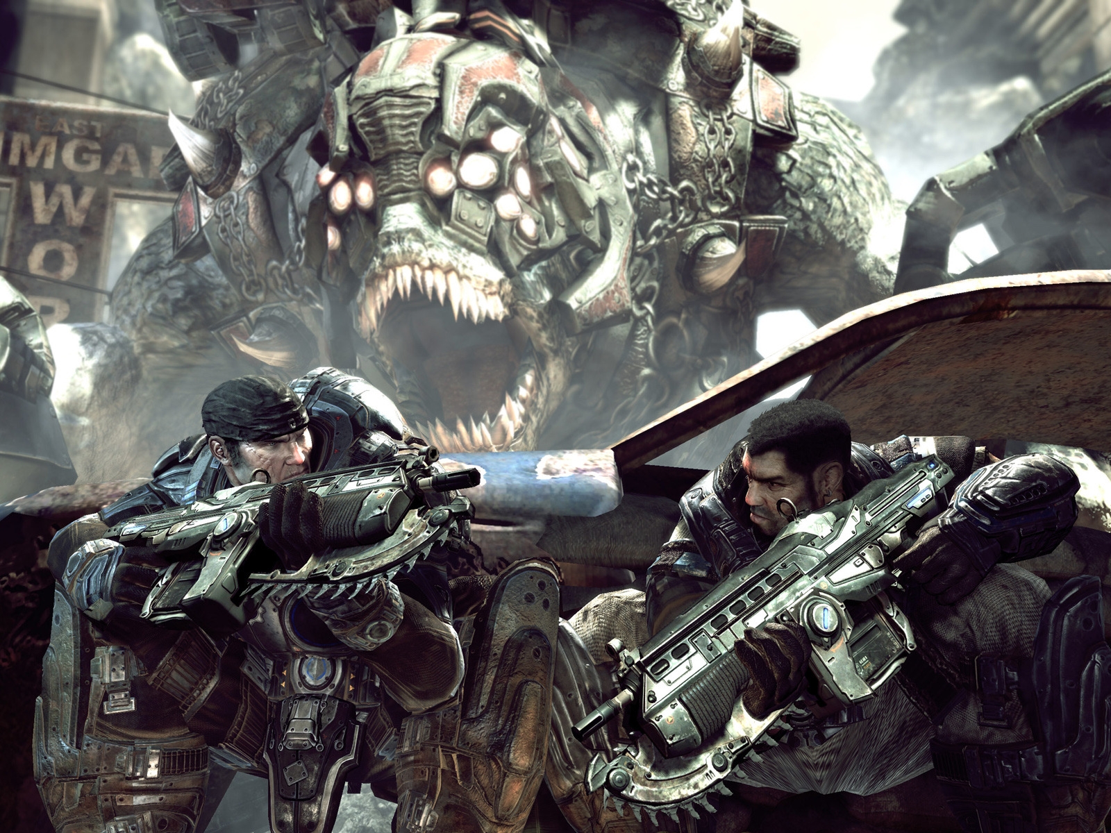 Gears of War for 1600 x 1200 resolution