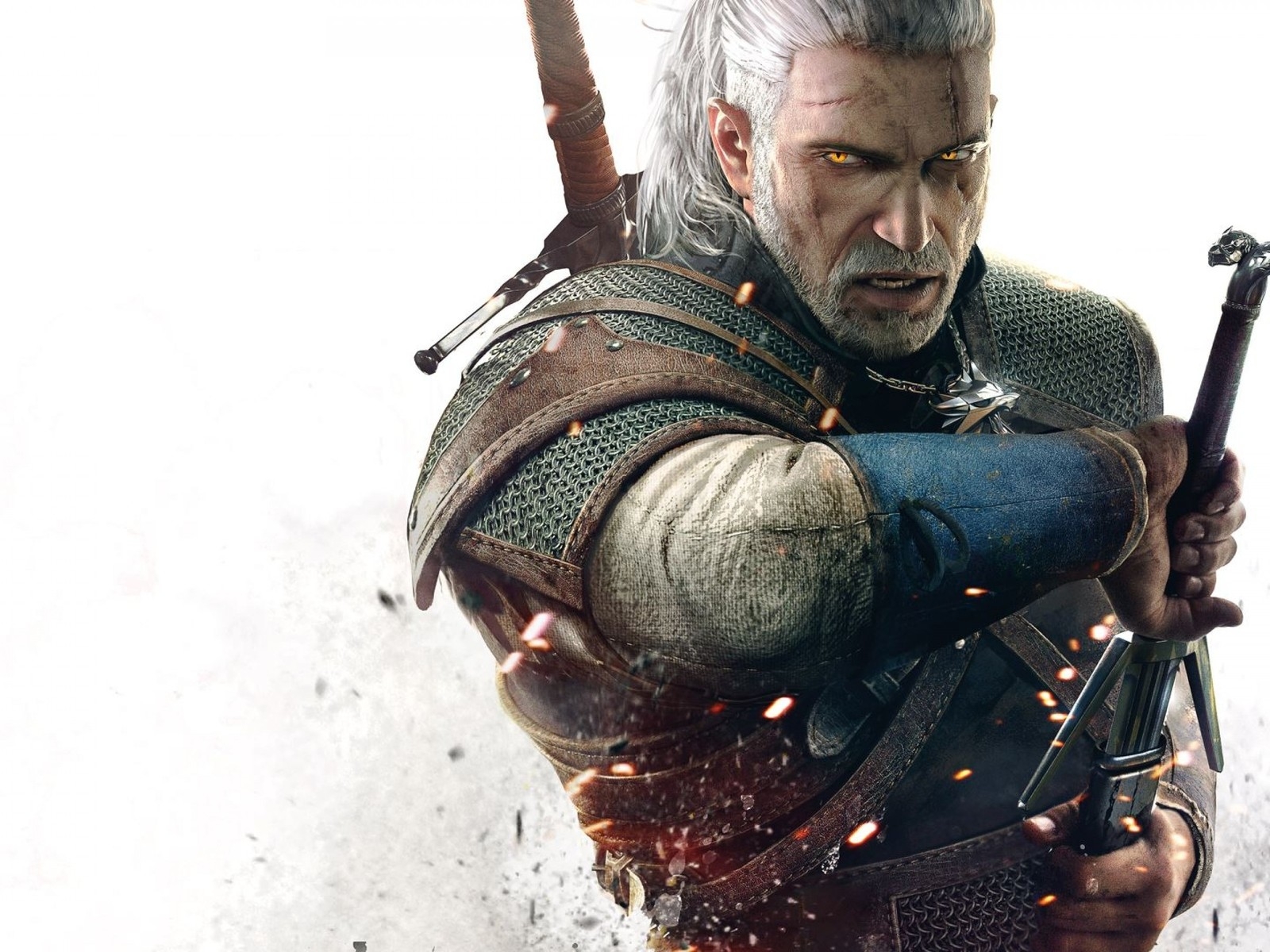 Geralt The Witcher 3 Wild Hunt for 1600 x 1200 resolution
