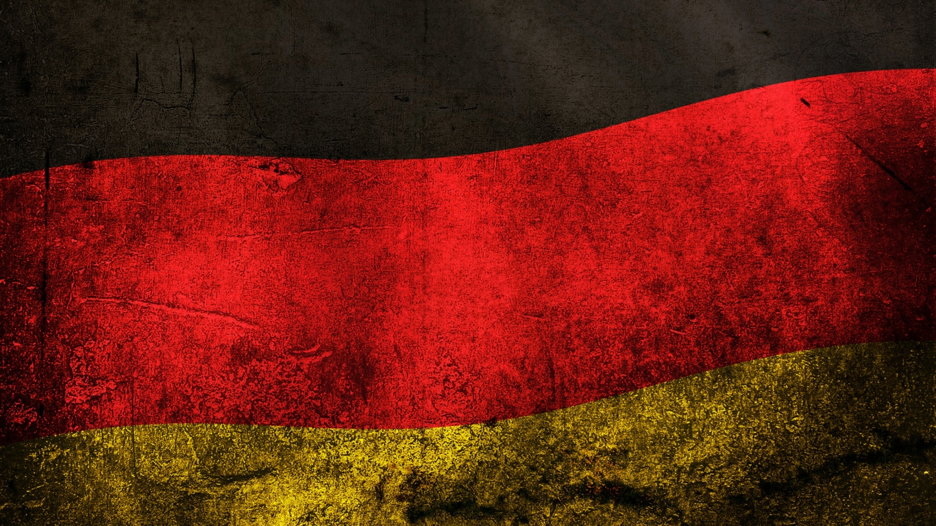 Germany Grunge Flag for 1366 x 768 HDTV resolution