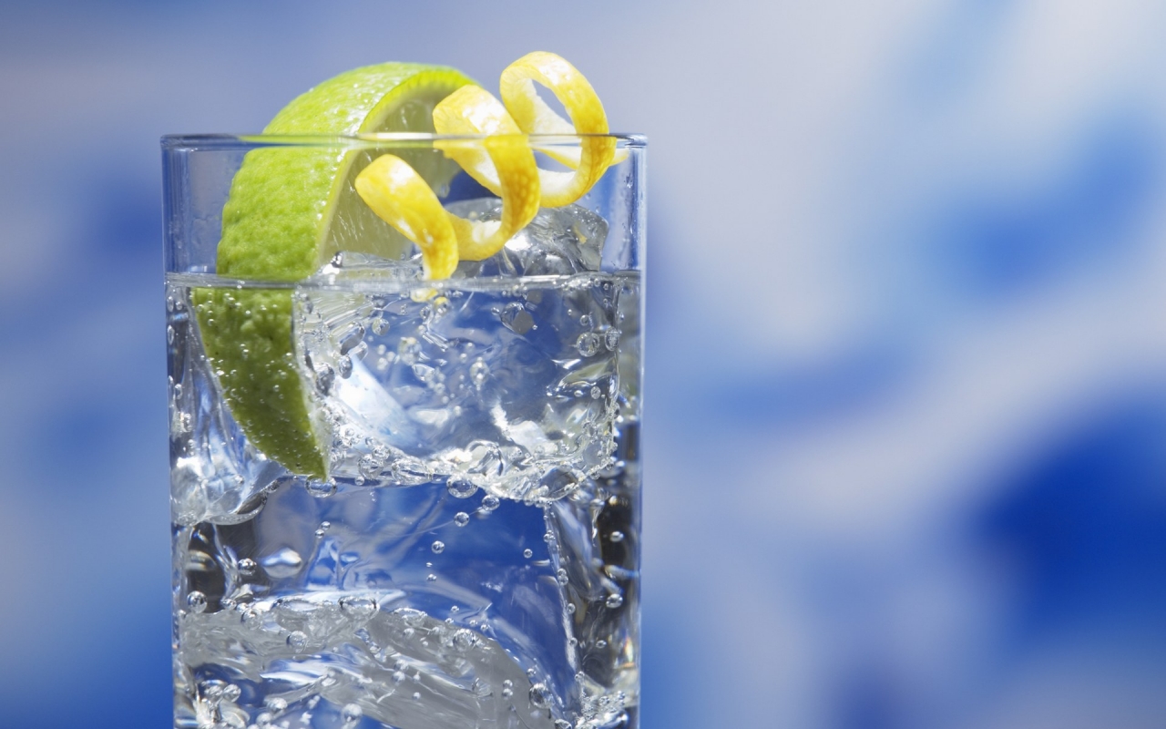 Gin and Tonic Cocktail for 1280 x 800 widescreen resolution