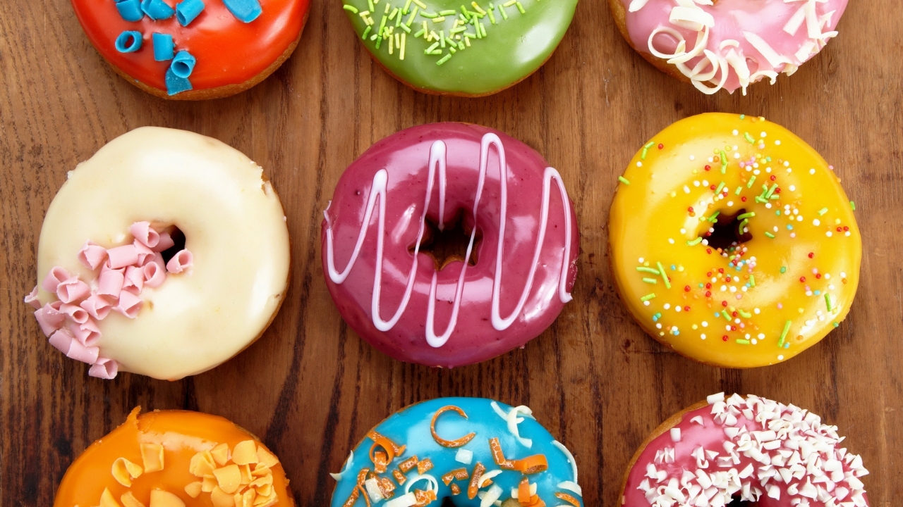Glazed Donuts for 1280 x 720 HDTV 720p resolution