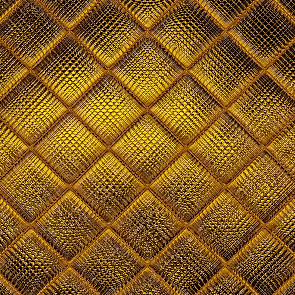 Gold Abstract Texture for 1024 x 1024 iPad resolution