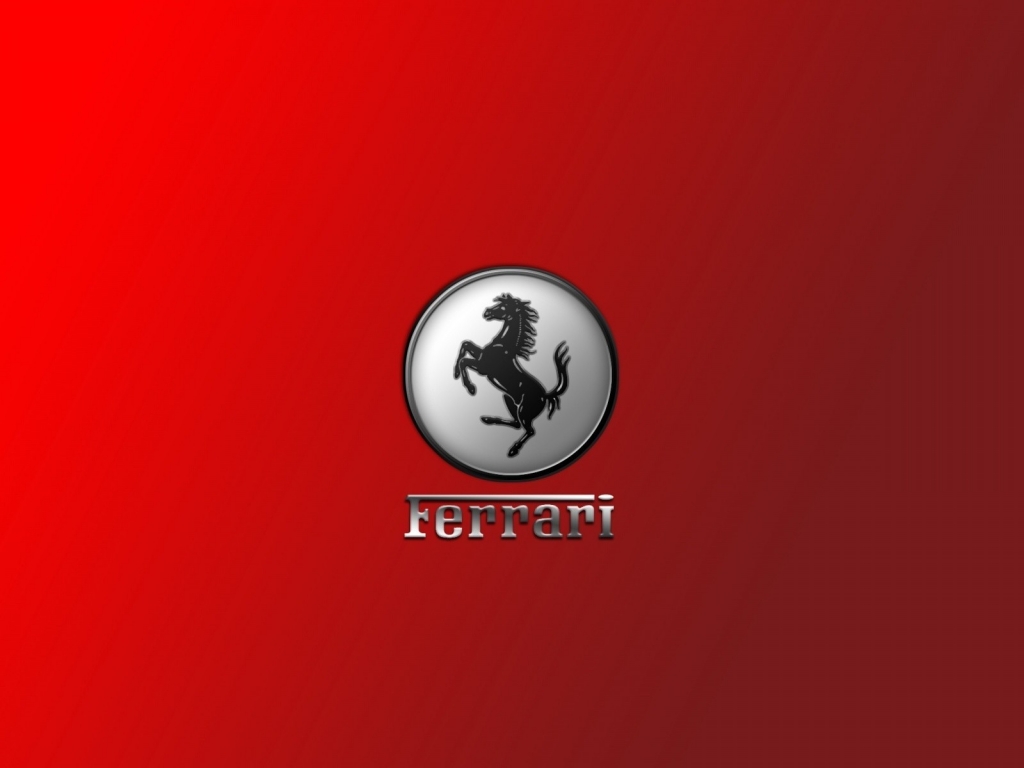 Gorgeous Ferrari Logo for 1024 x 768 resolution