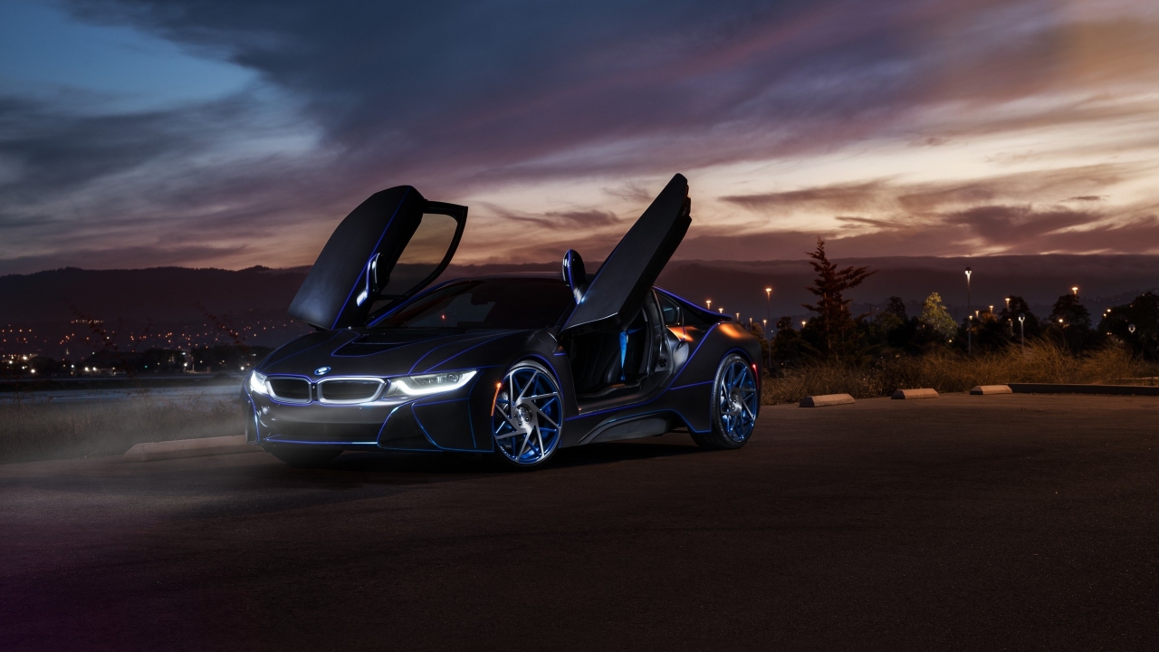 Gorgeous New BMW i8 for 1280 x 720 HDTV 720p resolution