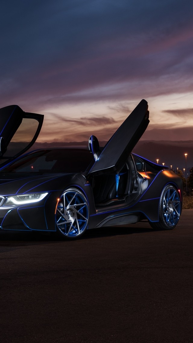 Gorgeous New BMW i8 for 640 x 1136 iPhone 5 resolution