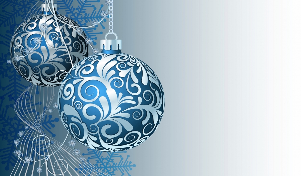 Gorgeous Ornaments for Christmas for 1024 x 600 widescreen resolution