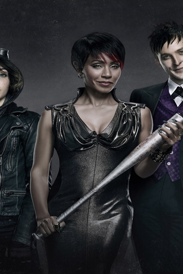 Gotham Villain Cast for 640 x 960 iPhone 4 resolution
