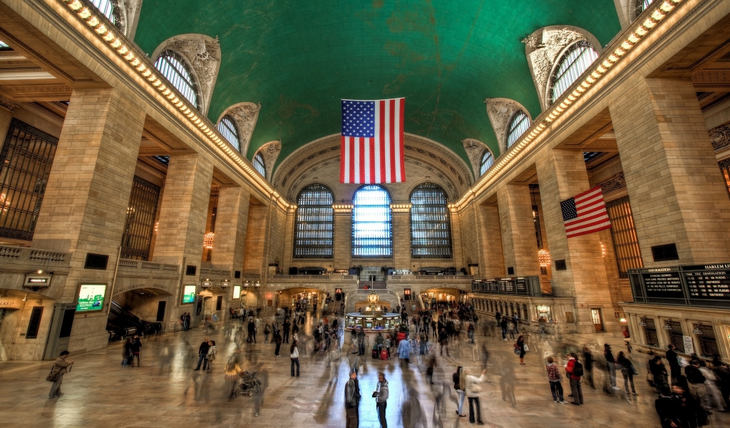 Grand Central Station for 1024 x 600 widescreen resolution