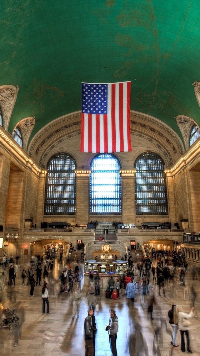 Grand Central Station for 640 x 1136 iPhone 5 resolution