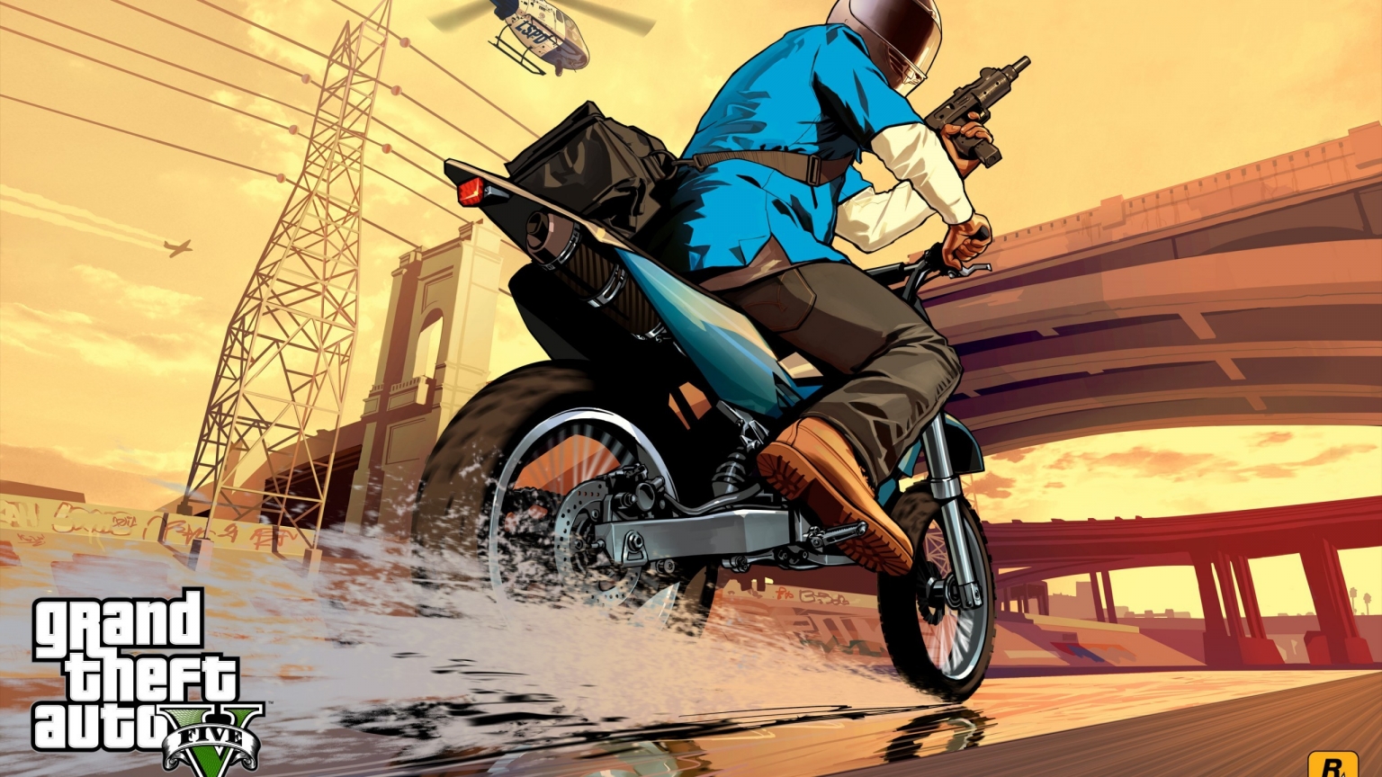 Grand Theft Auto V Poster for 1536 x 864 HDTV resolution