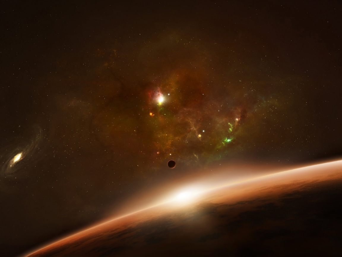 Great Space Background for 1152 x 864 resolution