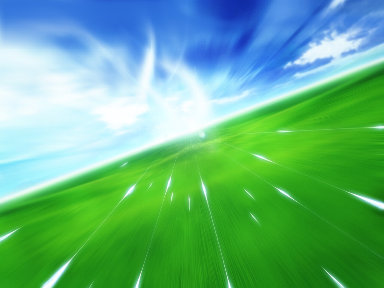 Green Fields for 1280 x 960 resolution