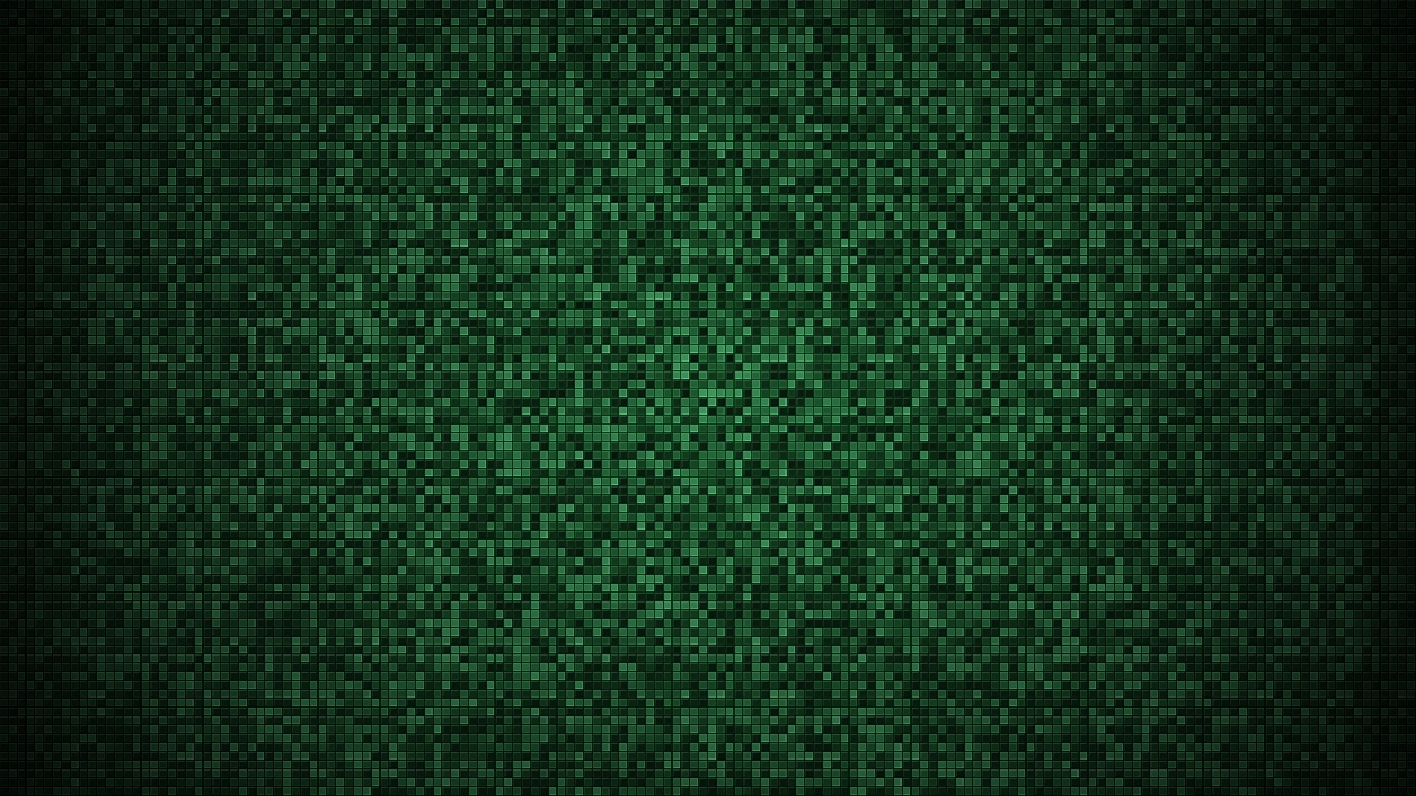 Green Mosaic for 1280 x 720 HDTV 720p resolution