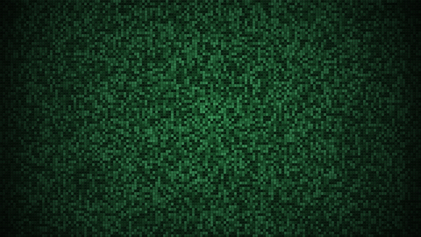 Green Mosaic for 1366 x 768 HDTV resolution