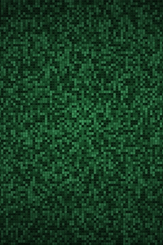 Green Mosaic for 320 x 480 iPhone resolution
