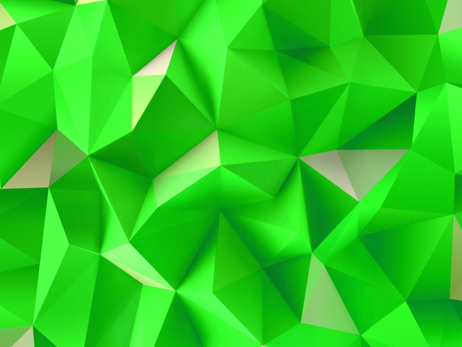Green Triangles for 1600 x 1200 resolution