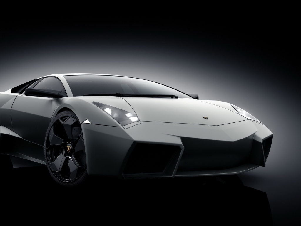 Grey Lamborghini Reventon for 1024 x 768 resolution