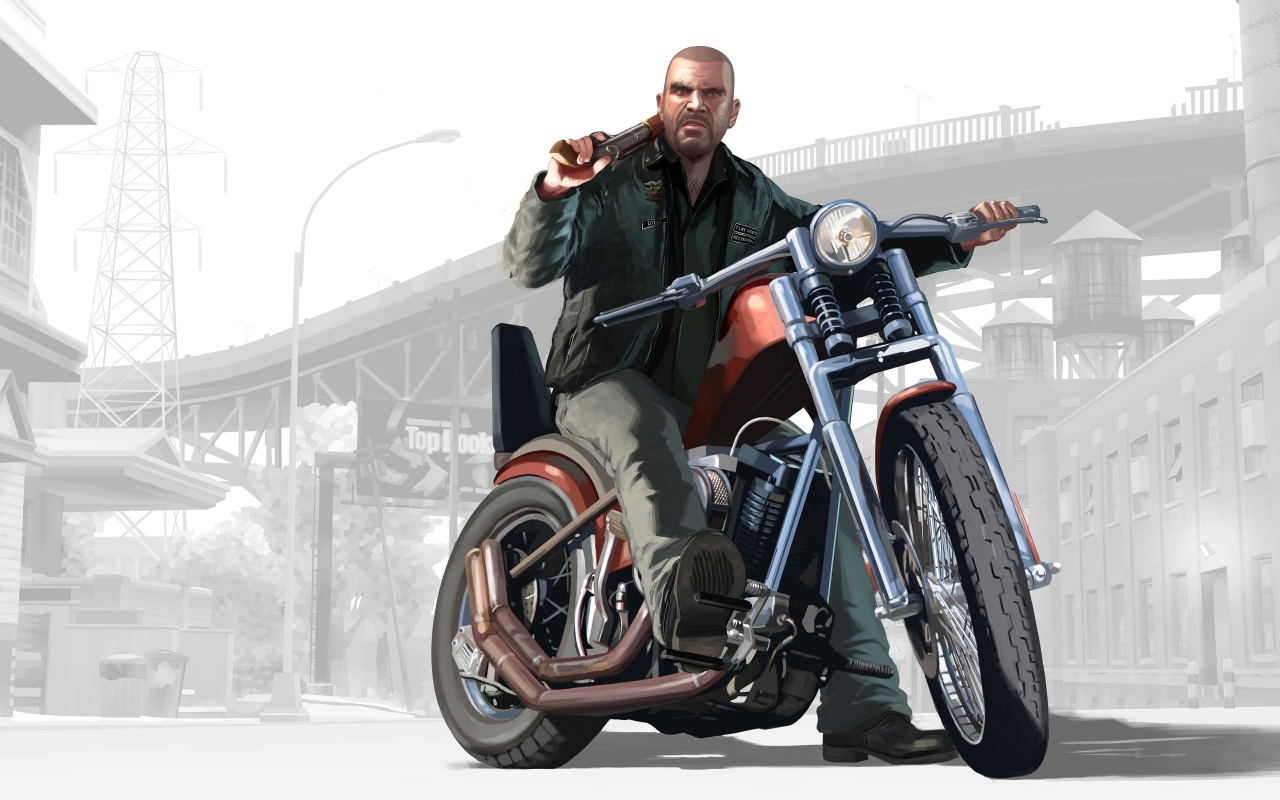 GTA 4 The Lost and Damned for 1280 x 800 widescreen resolution