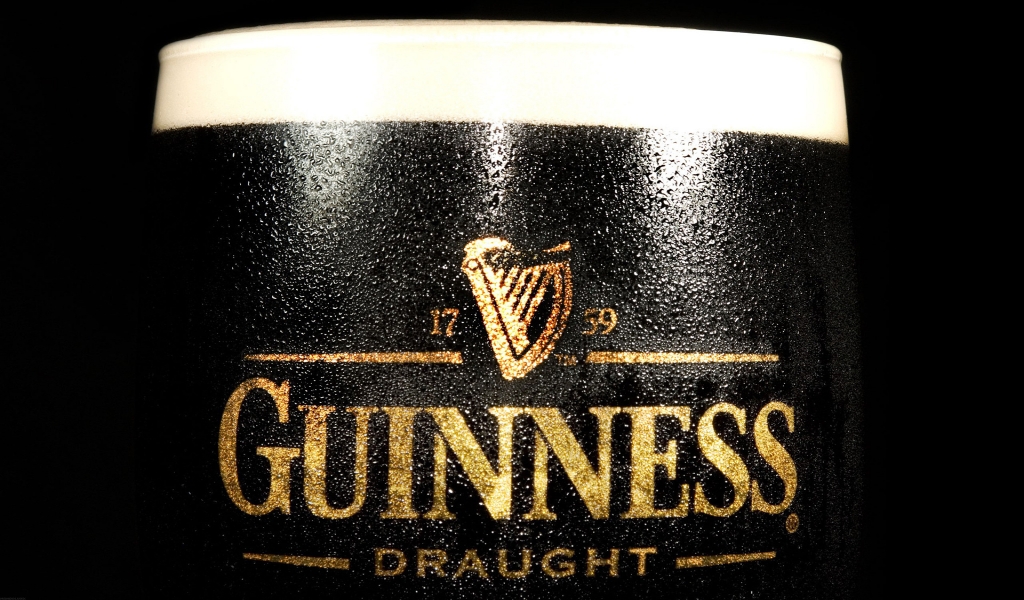 Guinness Draught for 1024 x 600 widescreen resolution