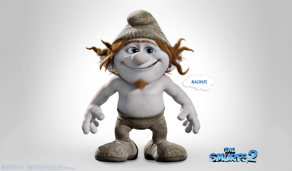 Hachus The Smurfs 2 for 1024 x 600 widescreen resolution