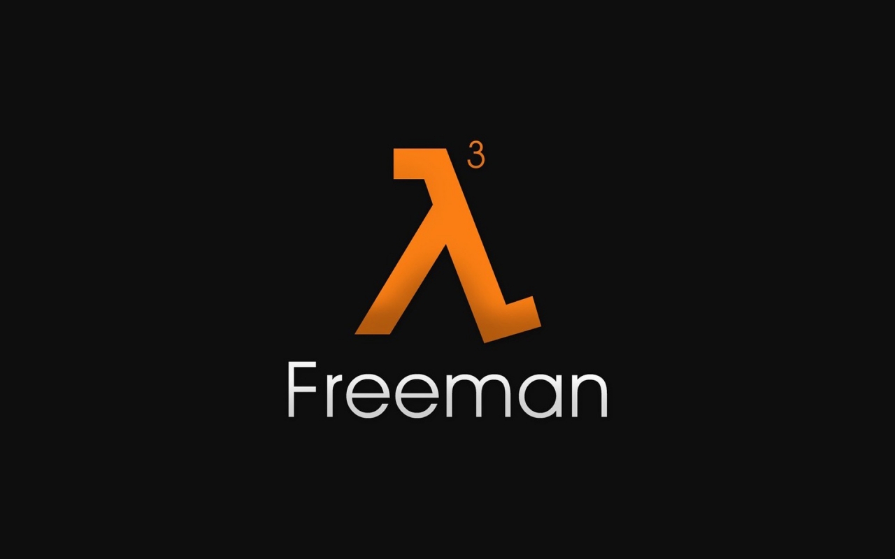 Half Life 3 Freeman for 1280 x 800 widescreen resolution