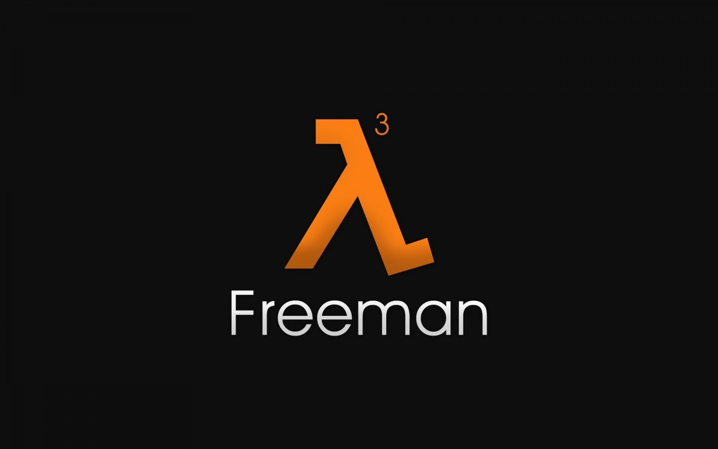 Half Life 3 Freeman for 1440 x 900 widescreen resolution