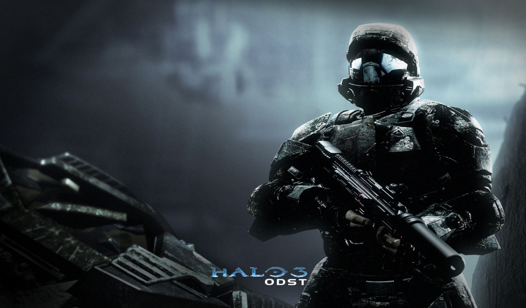 Halo 3 ODST for 1024 x 600 widescreen resolution