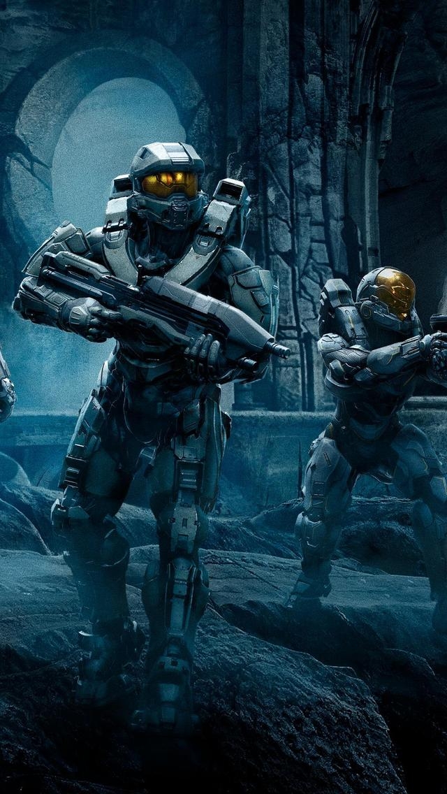 Halo 5 Characters for 640 x 1136 iPhone 5 resolution