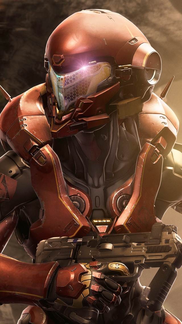 Halo 5 Soldier for 640 x 1136 iPhone 5 resolution