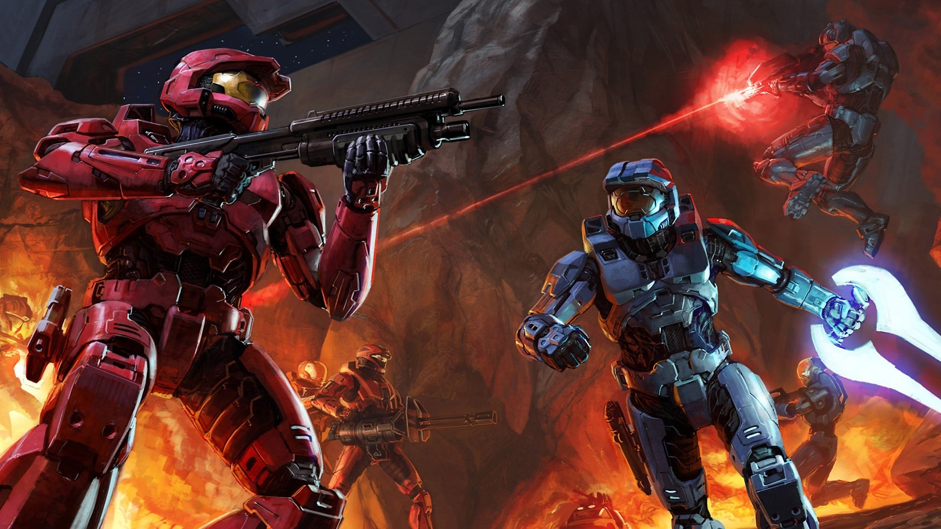 Halo Fiction Game for 1920 x 1080 HDTV 1080p resolution