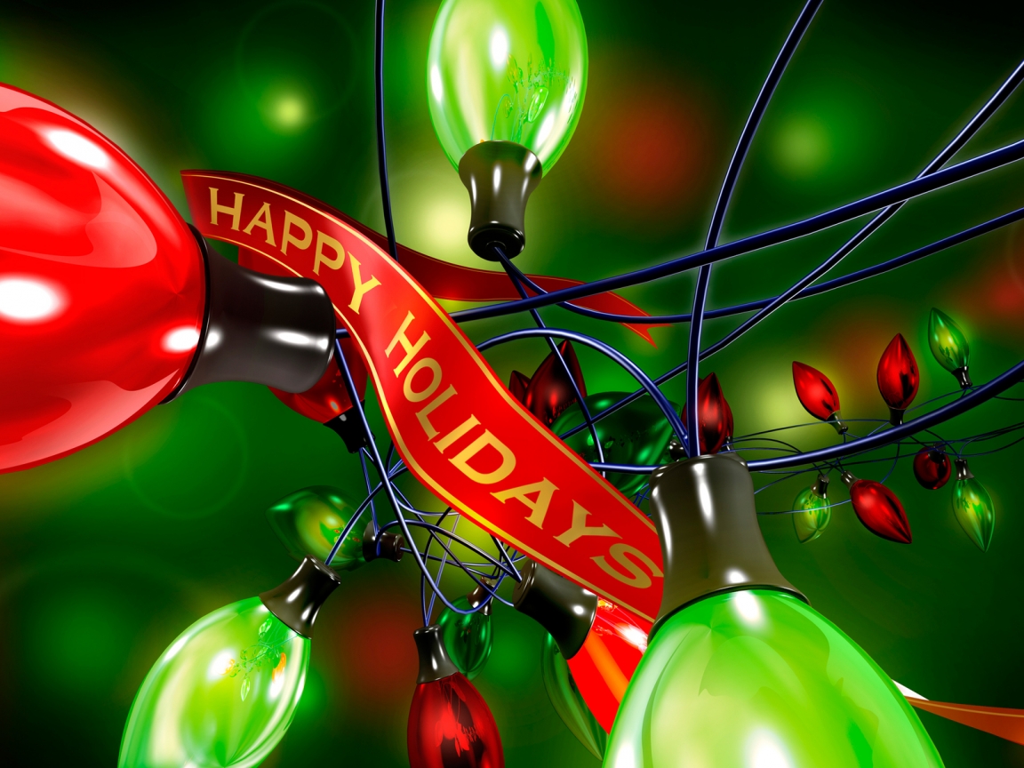 Happy Holidays Everyone for 1152 x 864 resolution
