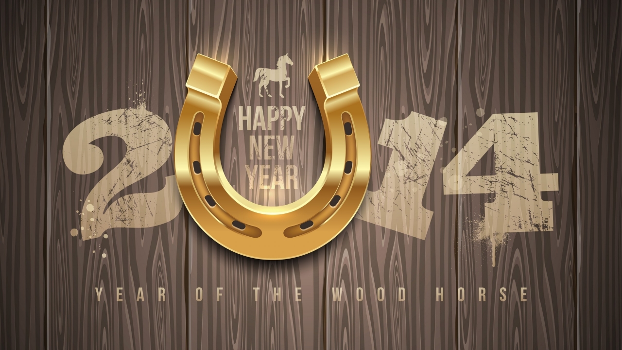 Happy New 2014 for 1280 x 720 HDTV 720p resolution