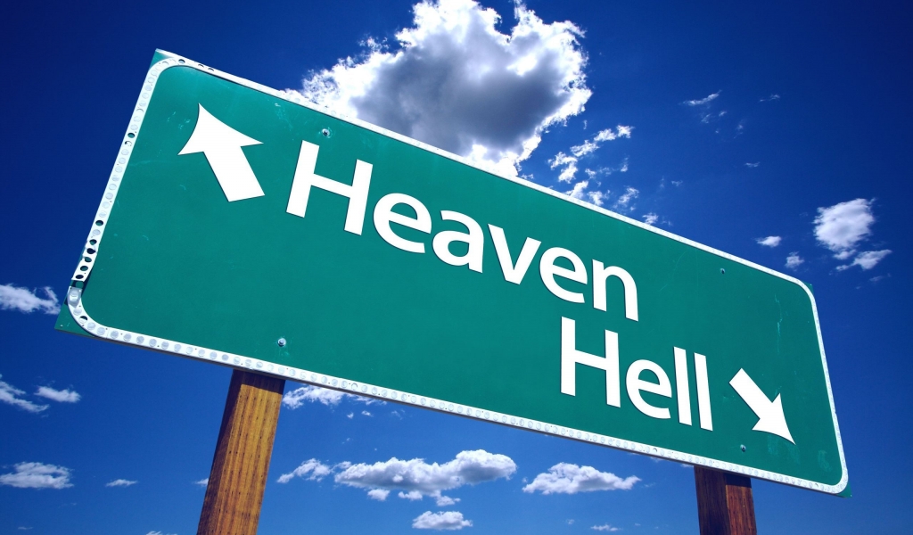 Heaven or Hell for 1024 x 600 widescreen resolution