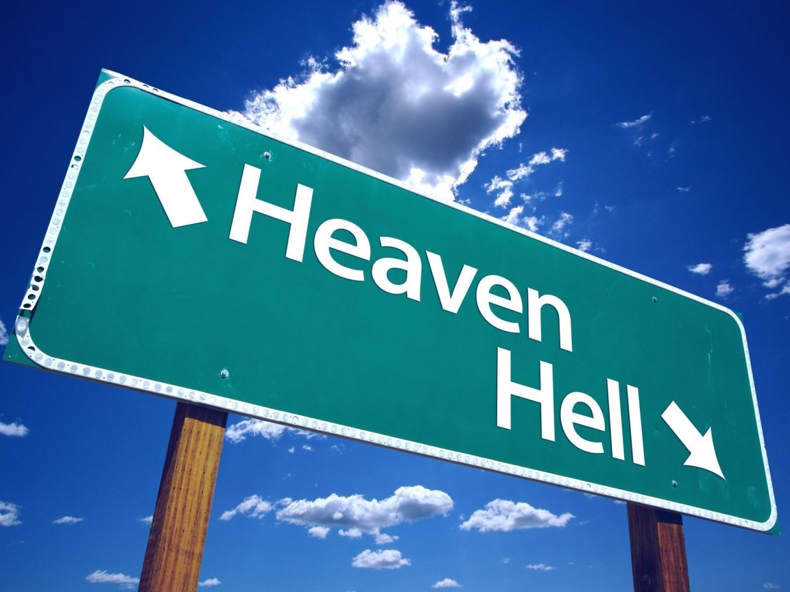 Heaven or Hell for 1152 x 864 resolution