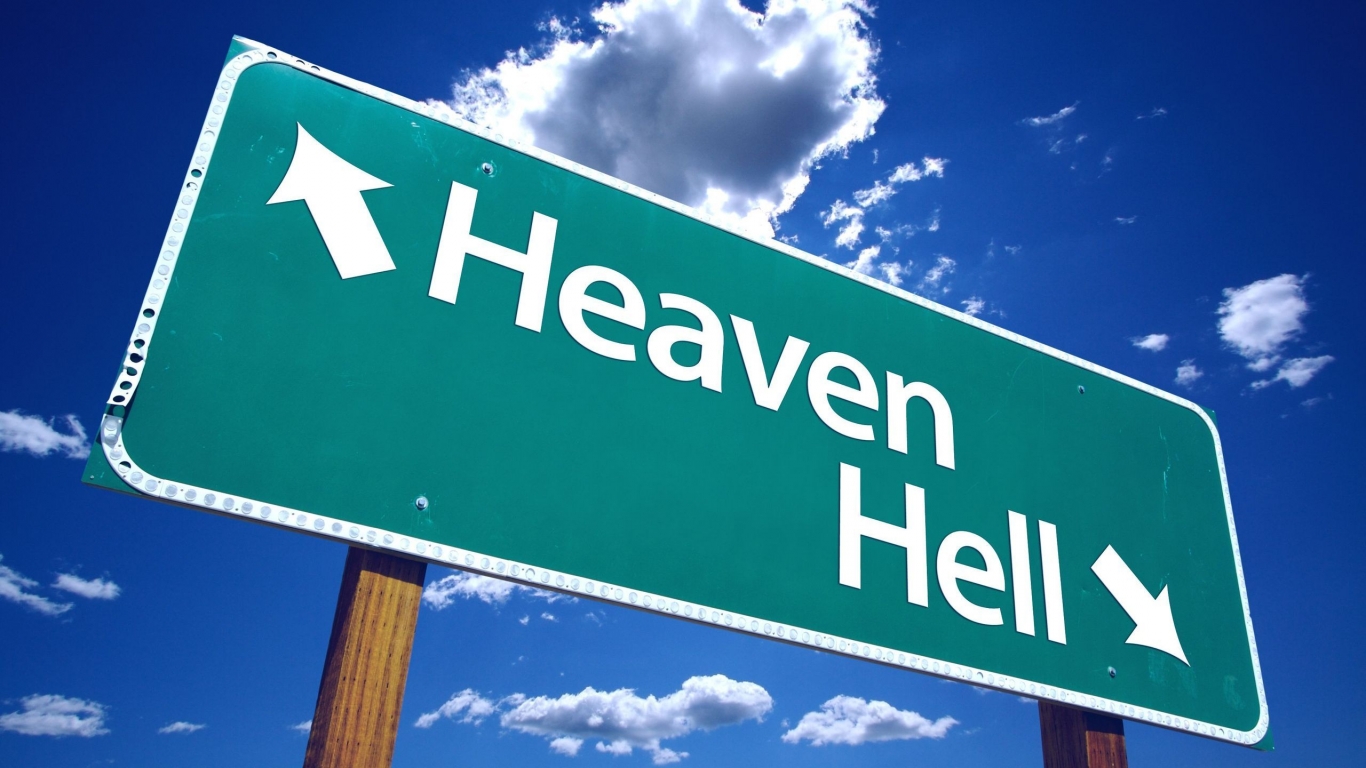 Heaven or Hell for 1366 x 768 HDTV resolution