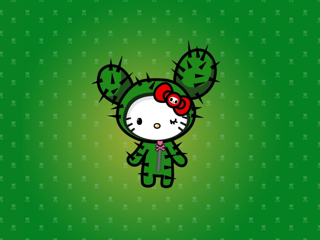 Hello Kitty Emo for 1024 x 768 resolution