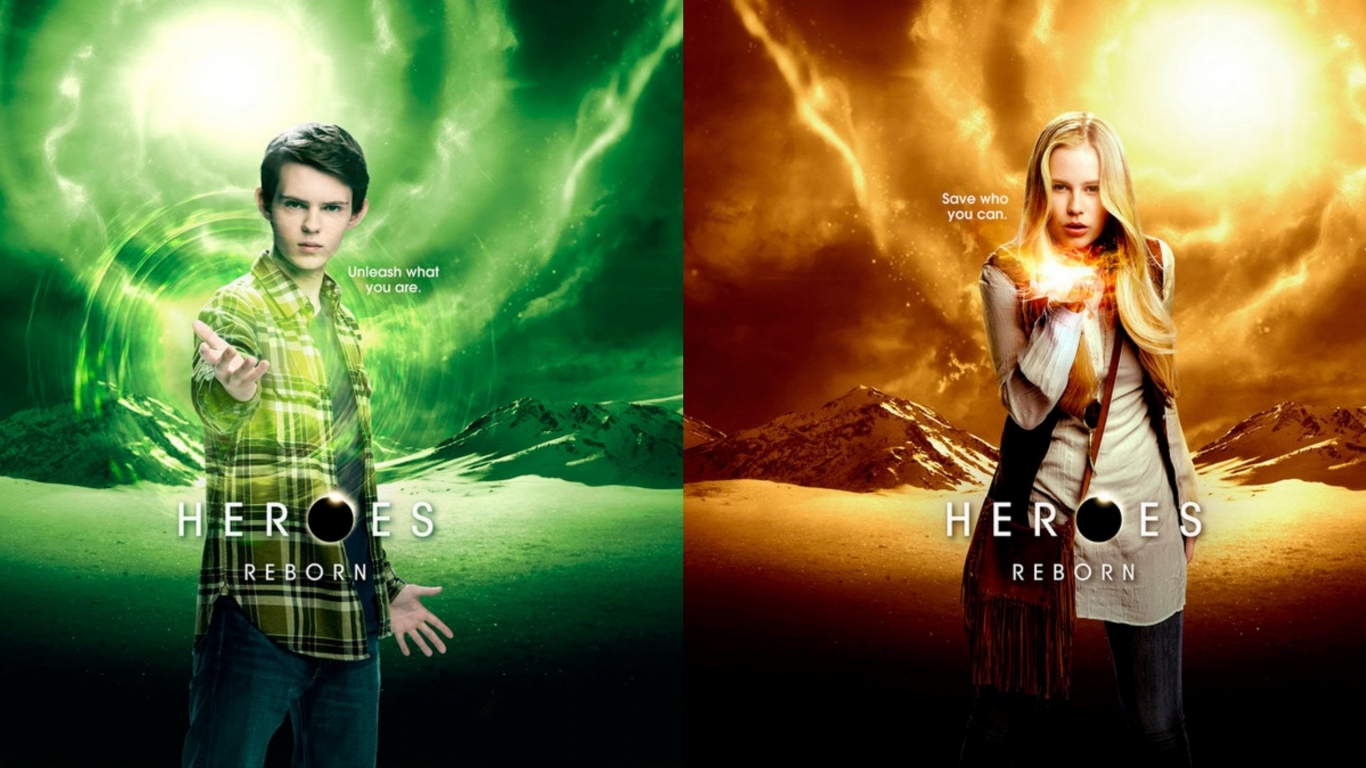 Heroes Reborn Tommy Clarke and Malina for 1366 x 768 HDTV resolution