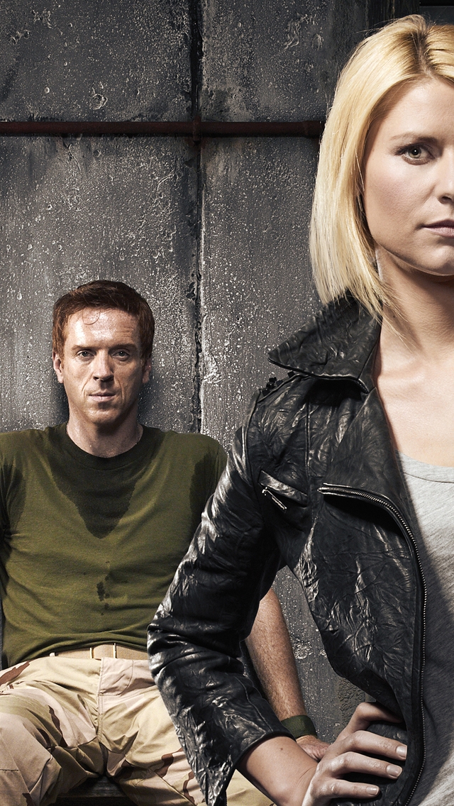 Homeland Main Characters for 640 x 1136 iPhone 5 resolution