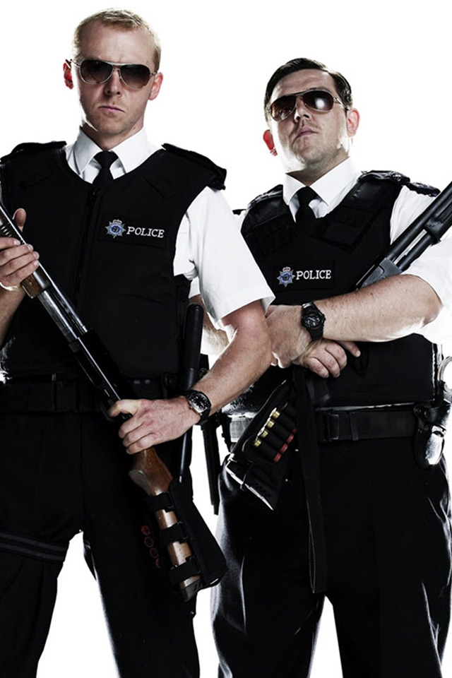 Hot Fuzz for 640 x 960 iPhone 4 resolution