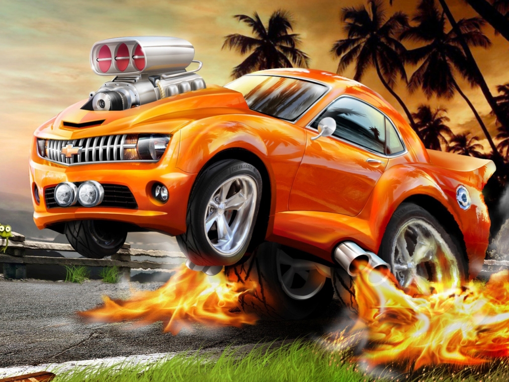 Hot wheels for 1024 x 768 resolution
