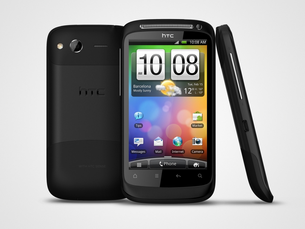 HTC Desire S for 1024 x 768 resolution