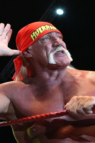 Hulk Hogan Salute for 320 x 480 iPhone resolution