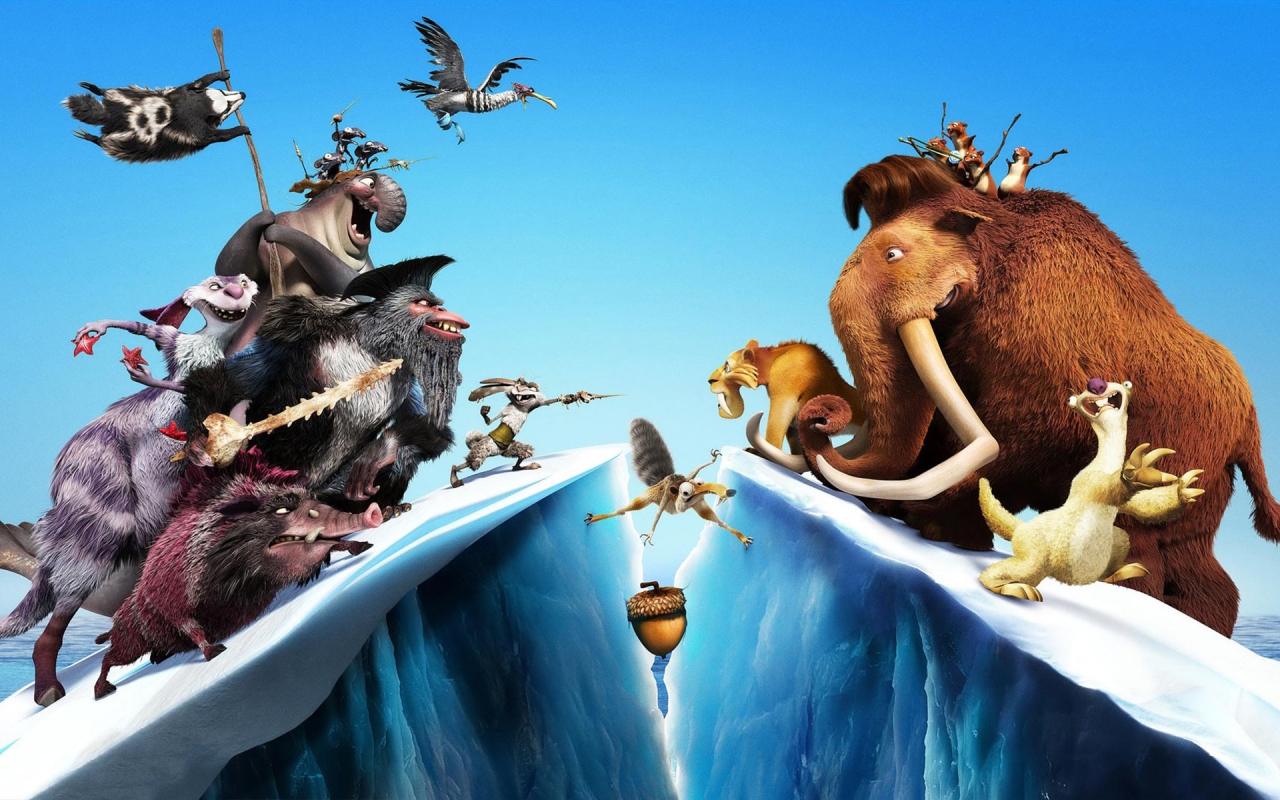 Ice Age 4 Continental Drift for 1280 x 800 widescreen resolution