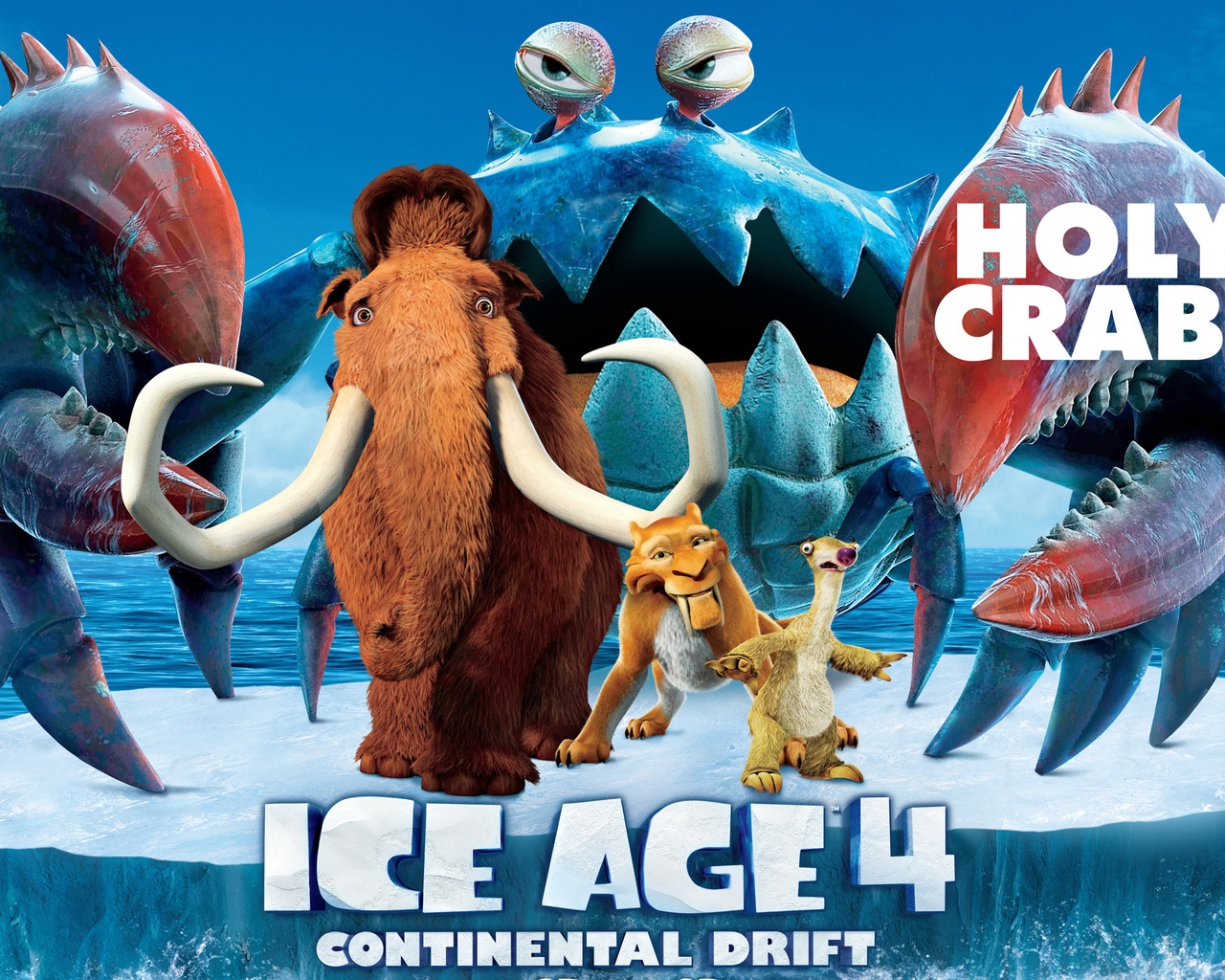 Ice Age 4 Holy Crab for 1280 x 1024 resolution