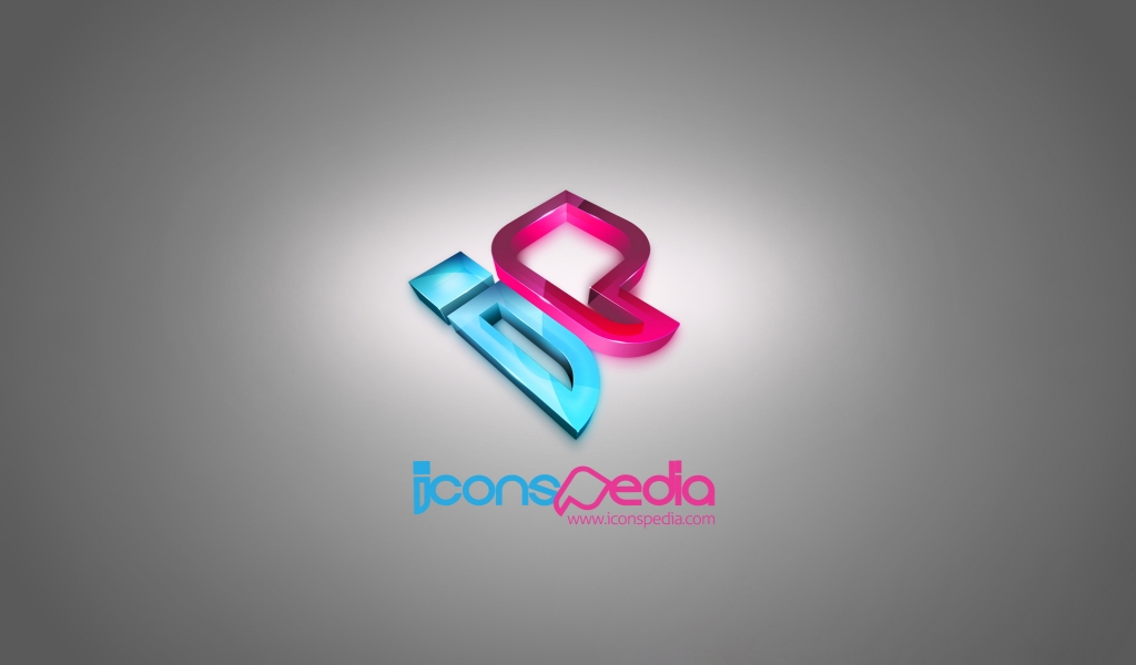 Iconspedia Logo for 1024 x 600 widescreen resolution
