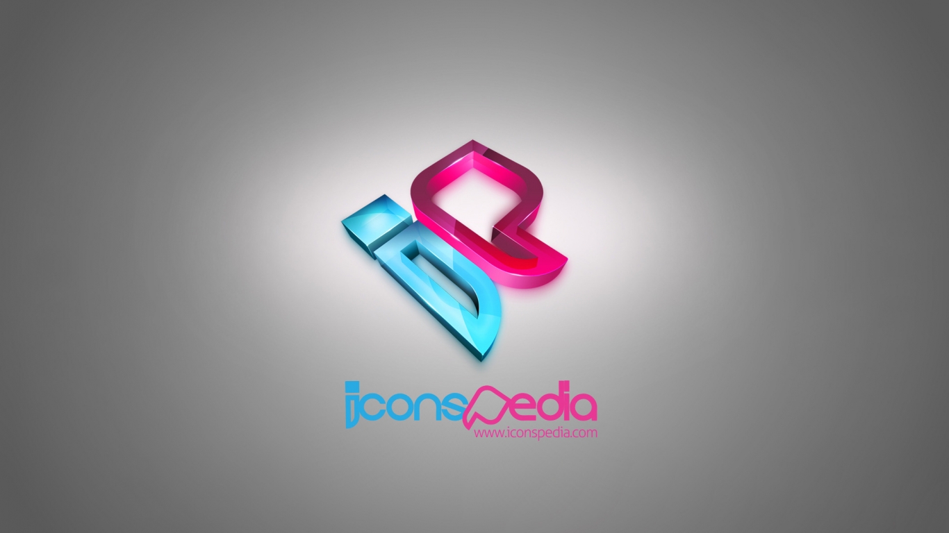 Iconspedia Logo for 1366 x 768 HDTV resolution