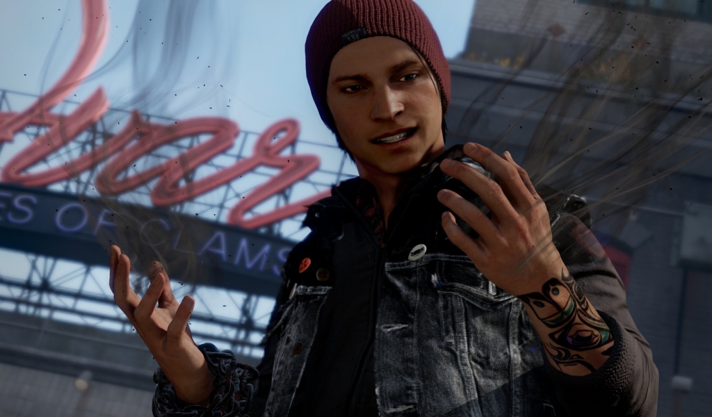 inFamous Second Son Game for 1024 x 600 widescreen resolution