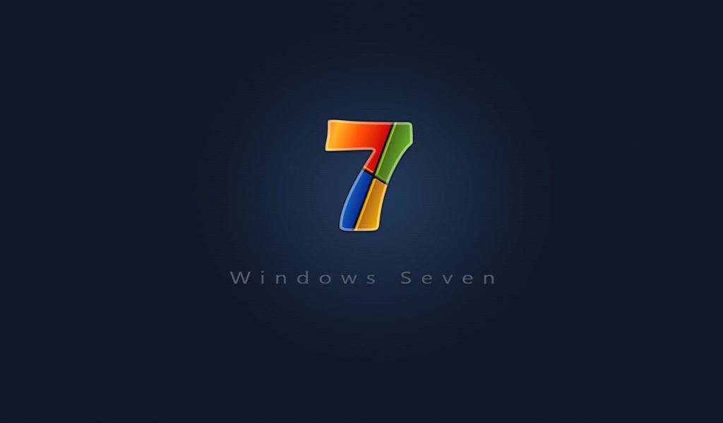Interesting Blue Windows 7 for 1024 x 600 widescreen resolution