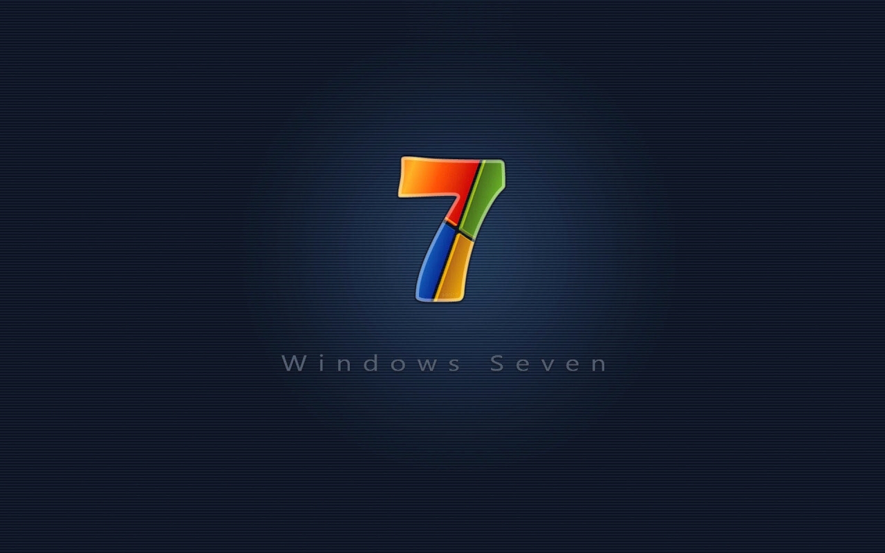 Interesting Blue Windows 7 for 1280 x 800 widescreen resolution